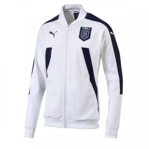 2017 Italy White Training Jacket